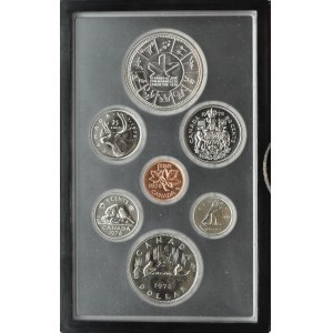Kanada, oryginalny set monet 1978 w etui i pudełku, PROOF, Ottawa