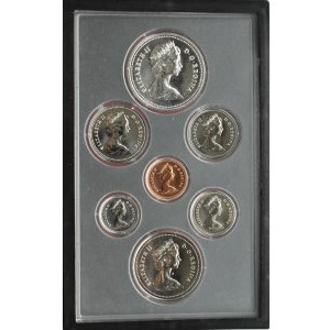 Kanada, oryginalny set monet 1979 w etui i pudełku, PROOF, Ottawa