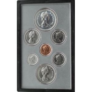 Kanada, oryginalny set monet 1980 w etui i pudełku, PROOF, Ottawa