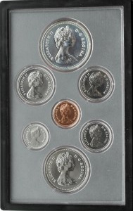 Canada, original 1980 coin set in case and box, PROOF, Ottawa