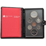 Kanada, oryginalny set monet 1980 w etui i pudełku, PROOF, Ottawa