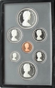 Canada, original 1981 coin set in case and box, PROOF, Ottawa