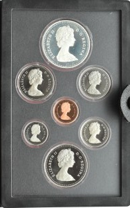 Canada, original 1982 coin set in case and box, PROOF, Ottawa