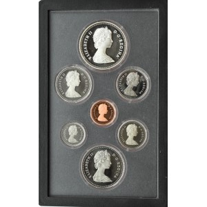Kanada, oryginalny set monet 1983 w etui i pudełku, PROOF, Ottawa