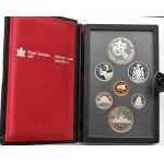 Kanada, oryginalny set monet 1983 w etui i pudełku, PROOF, Ottawa