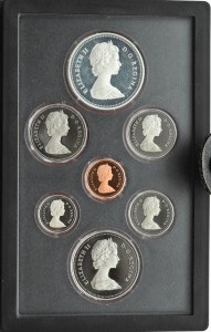 Canada, original 1984 coin set in case and box, PROOF, Ottawa