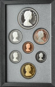 Canada, original set of 1988 coins in case and plastic box, PROOF, Ottawa