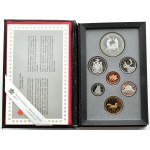 Kanada, oryginalny set monet 1988 w etui i plastikowym pudełku, PROOF, Ottawa