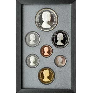 Kanada, oryginalny set monet 1989 w etui i plastikowym pudełku, PROOF, Ottawa