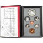 Kanada, oryginalny set monet 1989 w etui i plastikowym pudełku, PROOF, Ottawa