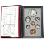 Kanada, oryginalny set monet 1990 w etui i plastikowym pudełku, PROOF, Ottawa