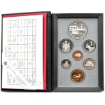 Kanada, oryginalny set monet 1991 w etui i plastikowym pudełku, PROOF, Ottawa