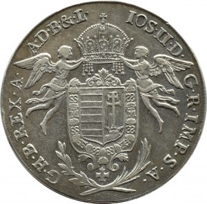 Hungary, Joseph II Habsburg, thaler 1786 B, Kremnica
