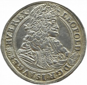 Hungary, Leopold I, half-talar 1699 KB, Kremnica