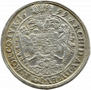 Hungary, Leopold I, half-talar 1699 KB, Kremnica