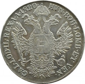 Austria, Franz I Habsburg, 1820 M thaler, Milan
