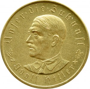 Germany, Third Reich, Adolf Hitler medal, 1933, Prussische Staatsmuenze, gold 750, EXTREMELY RARE!