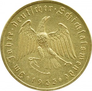 Germany, Third Reich, Adolf Hitler medal, 1933, Prussische Staatsmuenze, gold 750, EXTREMELY RARE!
