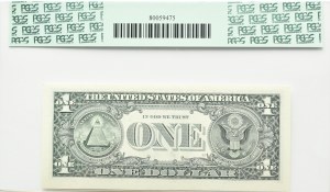 USA, G. Washington, $1 2001 L, San Francisco, PCGS 66PPQ, SUPER NUMBER L77777718