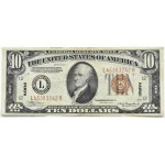 USA, Hawaje, 10 dolarów 1934, Hawaii, seria B, Julian & Morgenthau, RZADKIE