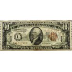 USA, Hawaje, 10 dolarów 1934, Hawaii, seria L/B, Julian & Morgenthau, RZADKIE
