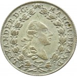 Niemcy, Brandenburgia-Ansbach, margrabia Aleksander, 20 krajcarów 1787 KB, Bayerruth