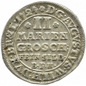 Niemcy, Brunszwik-Wolfenbüttel, August Wilhelm, 2 Mariengrosch 1724 EPH, RZADKI ROCZNIK