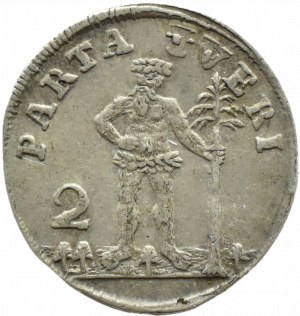 Germany, Brunswick-Wolfenbüttel, August Wilhelm, 2 Mariengrosch 1724 EPH, RARE ANNIVERSARY