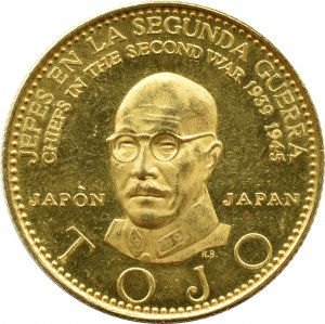 Wenezuela, Przywódcy II Wojny Światowej - Hideki Tōjō, medal z 1957 roku, złoto
