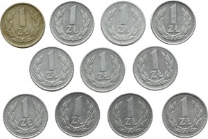 PRL, lot 1 gold 1949-1972, Kremnica/Warsaw, RARE ANNUALS