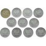 PRL, lot 1 złoty 1949-1972, Kremnica/Warszawa, RZADKIE ROCZNIKI