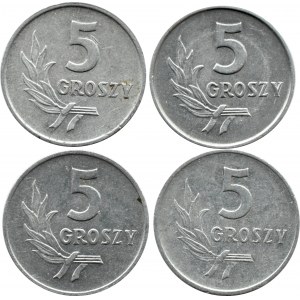 PRL, lot 5 groszy 1958-1965, Warszawa