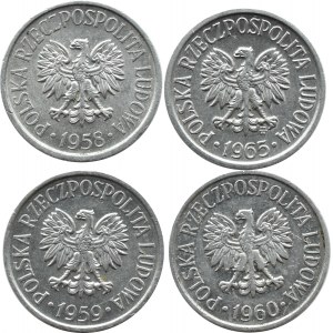 PRL, lot 5 groszy 1958-1965, Warszawa