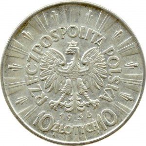 II RP, Jozef Pilsudski 10 zloty 1936, Warsaw
