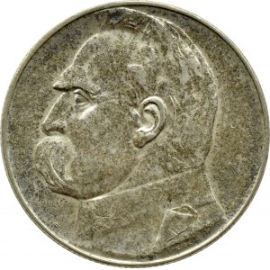 II RP, Józef Piłsudski, 5 złotych 1936, Warszawa