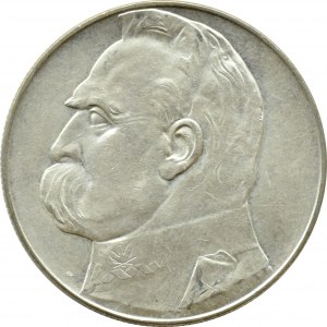 II RP, Józef Piłsudski 10 złotych 1936, Warszawa