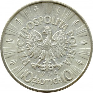 II RP, Józef Piłsudski 10 złotych 1936, Warszawa