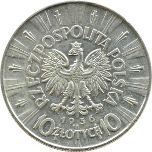 II RP, Jozef Pilsudski 10 zloty 1936, Warsaw