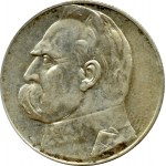 II RP, Józef Piłsudski, 5 złotych 1938, Warszawa, PIĘKNE