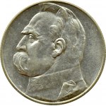 II RP, Józef Piłsudski, 5 złotych 1938, Warszawa
