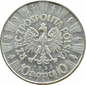 II RP, Jozef Pilsudski, 10 zloty 1935, Warsaw