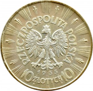 II RP, Jozef Pilsudski, 10 zloty 1935, Warsaw