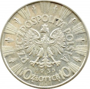 II RP, Jozef Pilsudski, 10 zloty 1935, Warsaw
