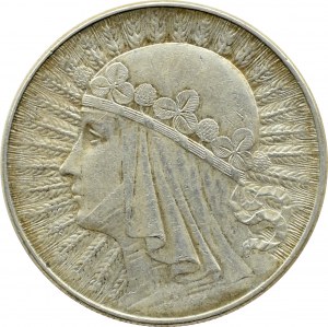 II RP, Głowa Kobiety, 10 złotych 1932, Warszawa