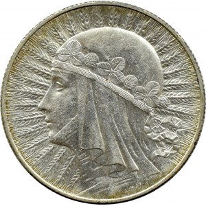 II RP, Głowa Kobiety, 5 złotych 1933, Warszawa