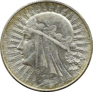 II RP, Głowa Kobiety, 5 złotych 1933, Warszawa