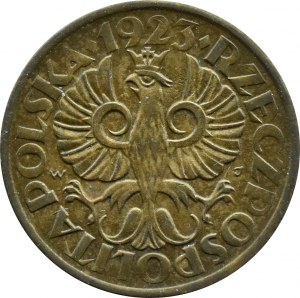 II RP, 5 groszy 1923, Warsaw