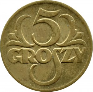 II RP, 5 groszy 1923, Warsaw