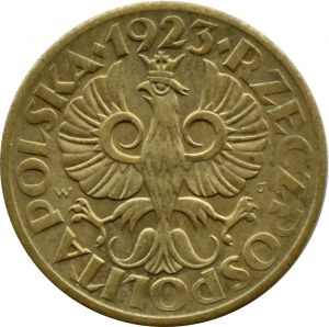 II RP, 5 groszy 1923, Warsaw