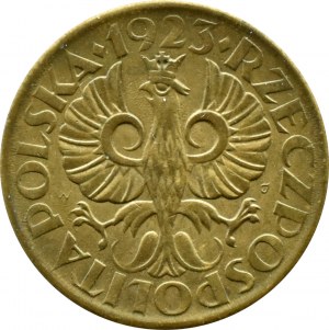 II RP, 2 pennies 1923, Warsaw, RARE variant